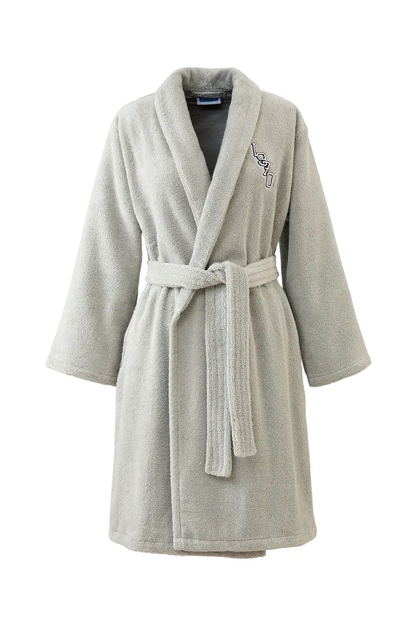 Bavlnený župan Kenzo KVTIGER Grey L šedá farba