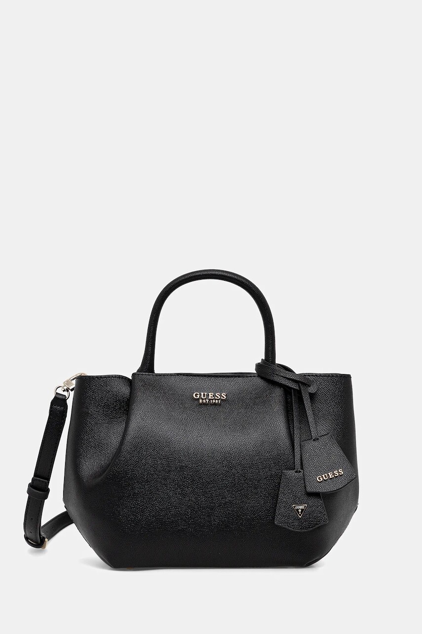 Kabelka Guess AMORETTE čierna farba, HWBG78 98060