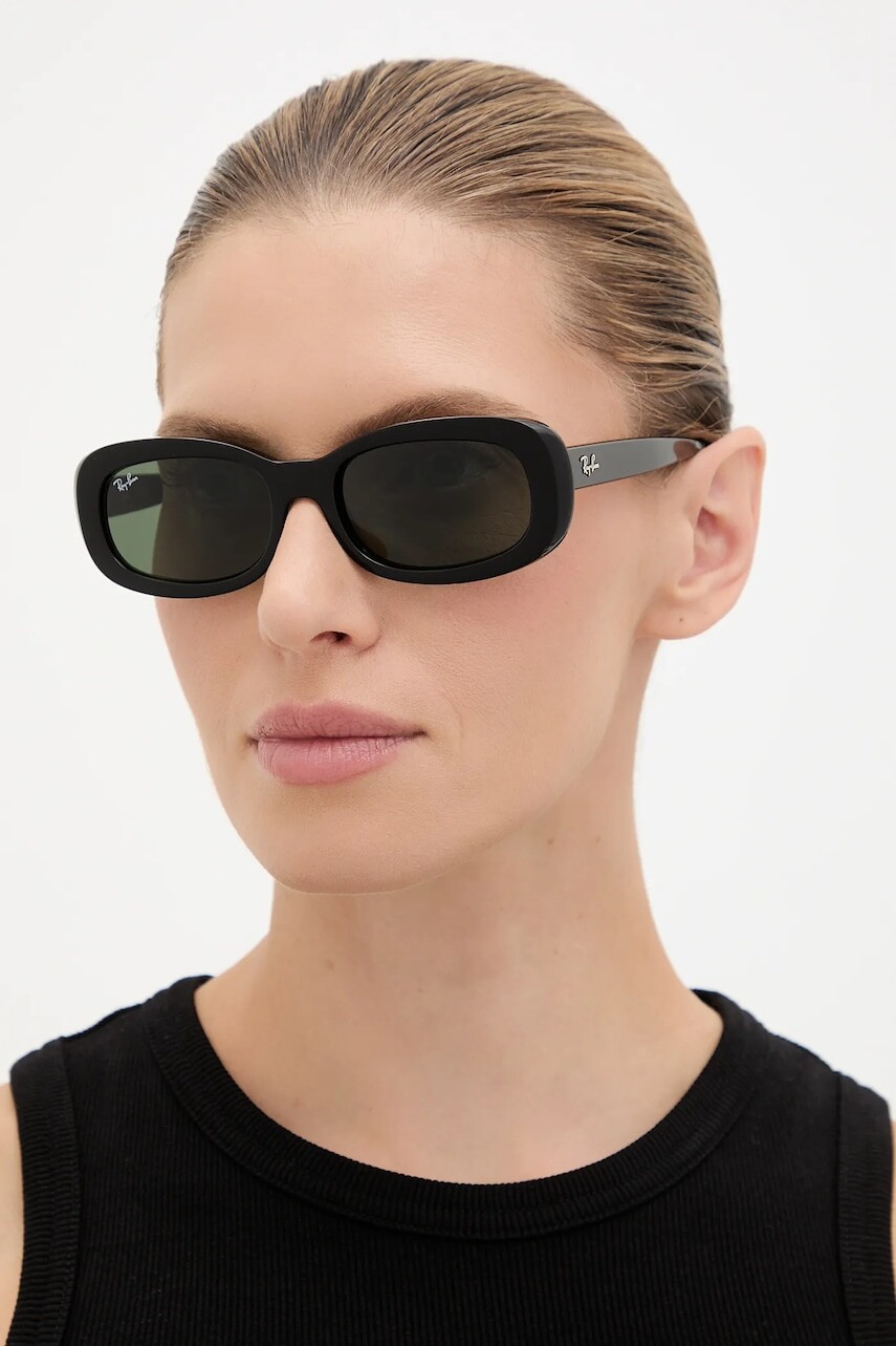 Slnečné okuliare Ray-Ban čierna farba, 0RB2221