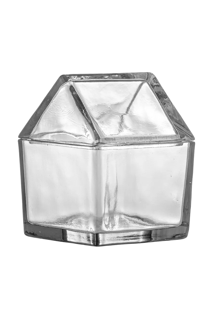 Nádoba s vekom Bloomingville Elius 550 ml priehľadná farba