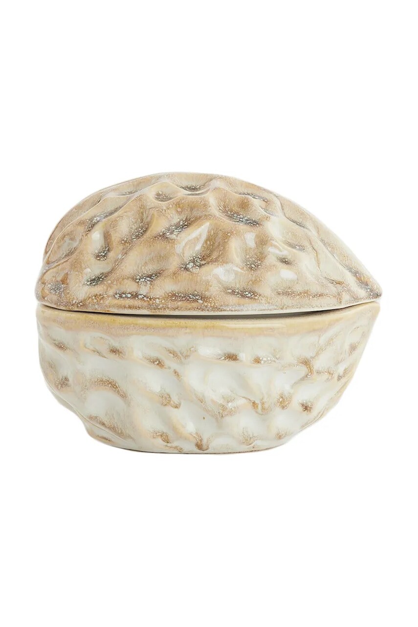 Nádoba s vekom Light & Living 18,5 x 15,5 x 14,5 cm hnedá farba