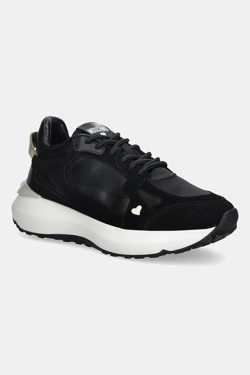 Tenisky Love Moschino čierna farba, JA15415G0NIND00A