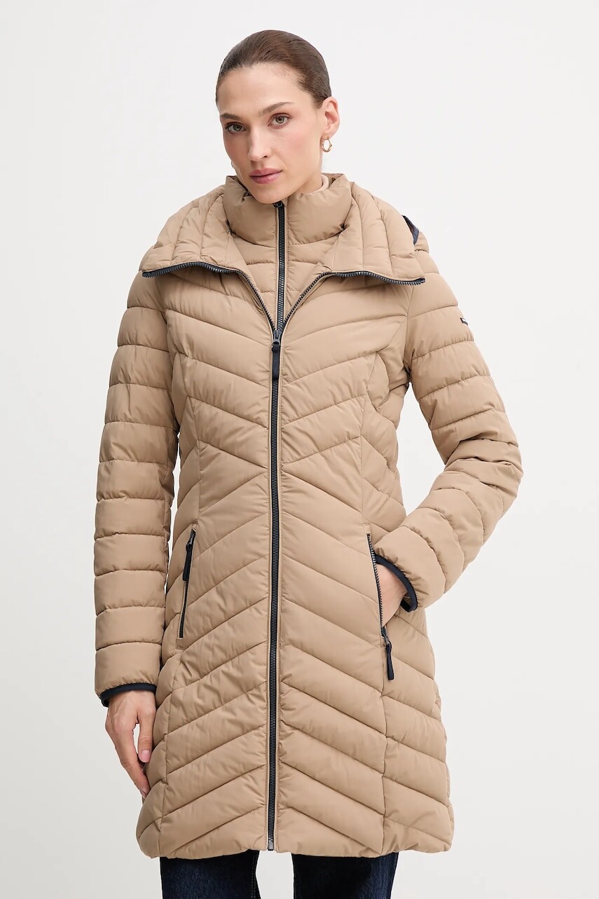 Bunda Pepe Jeans béžová farba, zimná, PL4024356