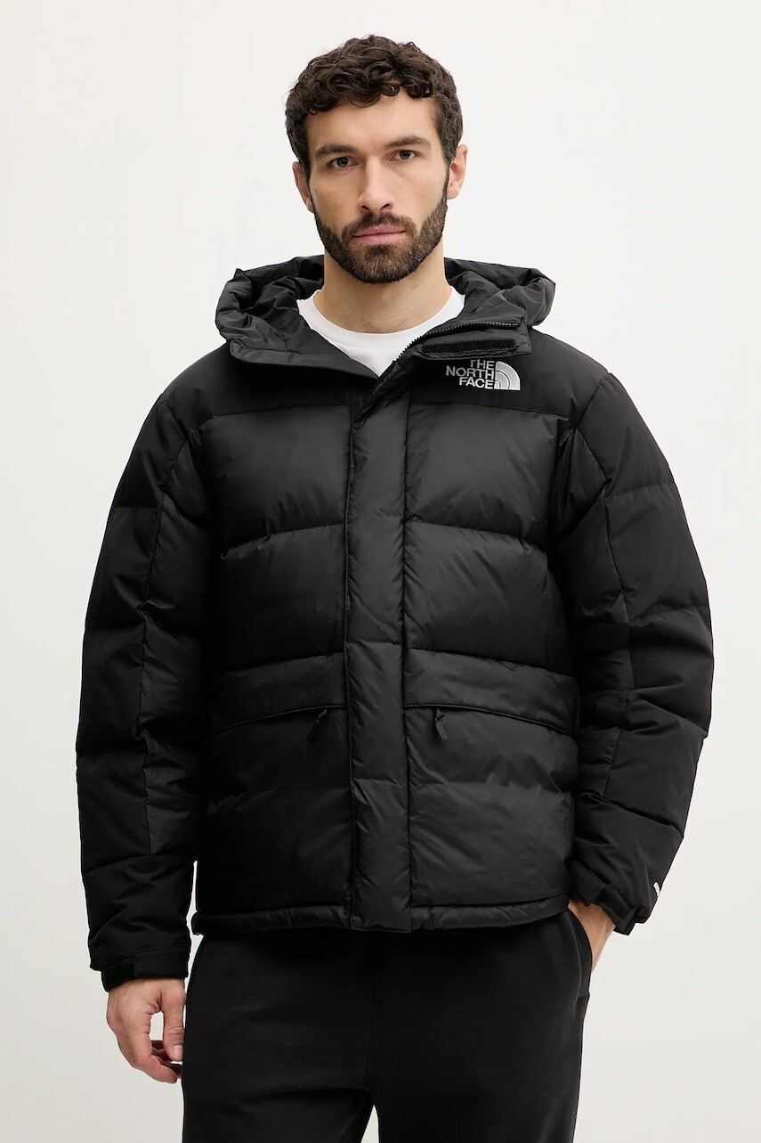 Páperová bunda The North Face HMLYN Down čierna farba, zimná, NF0A4QYXGOF1