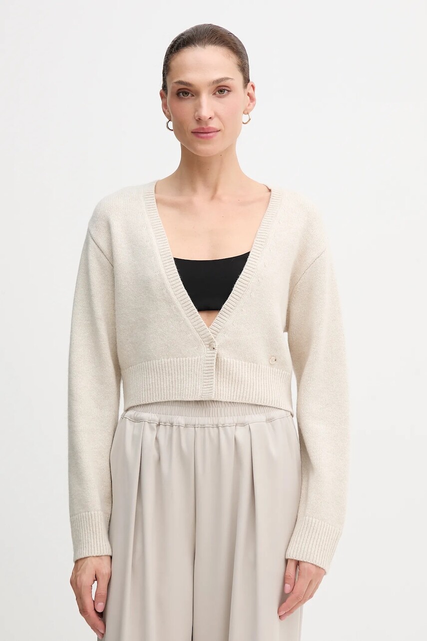 Sveter OUI béžová farba, 85772