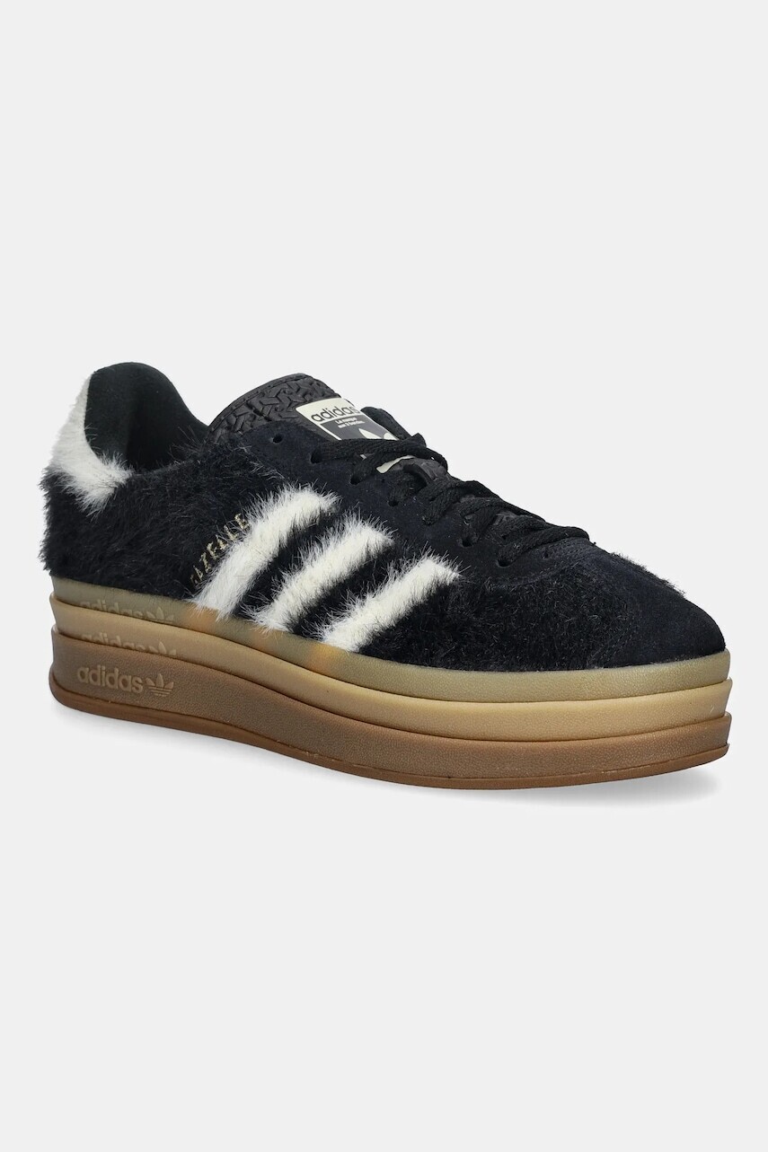 Tenisky adidas Originals Gazelle Bold čierna farba, JS3907