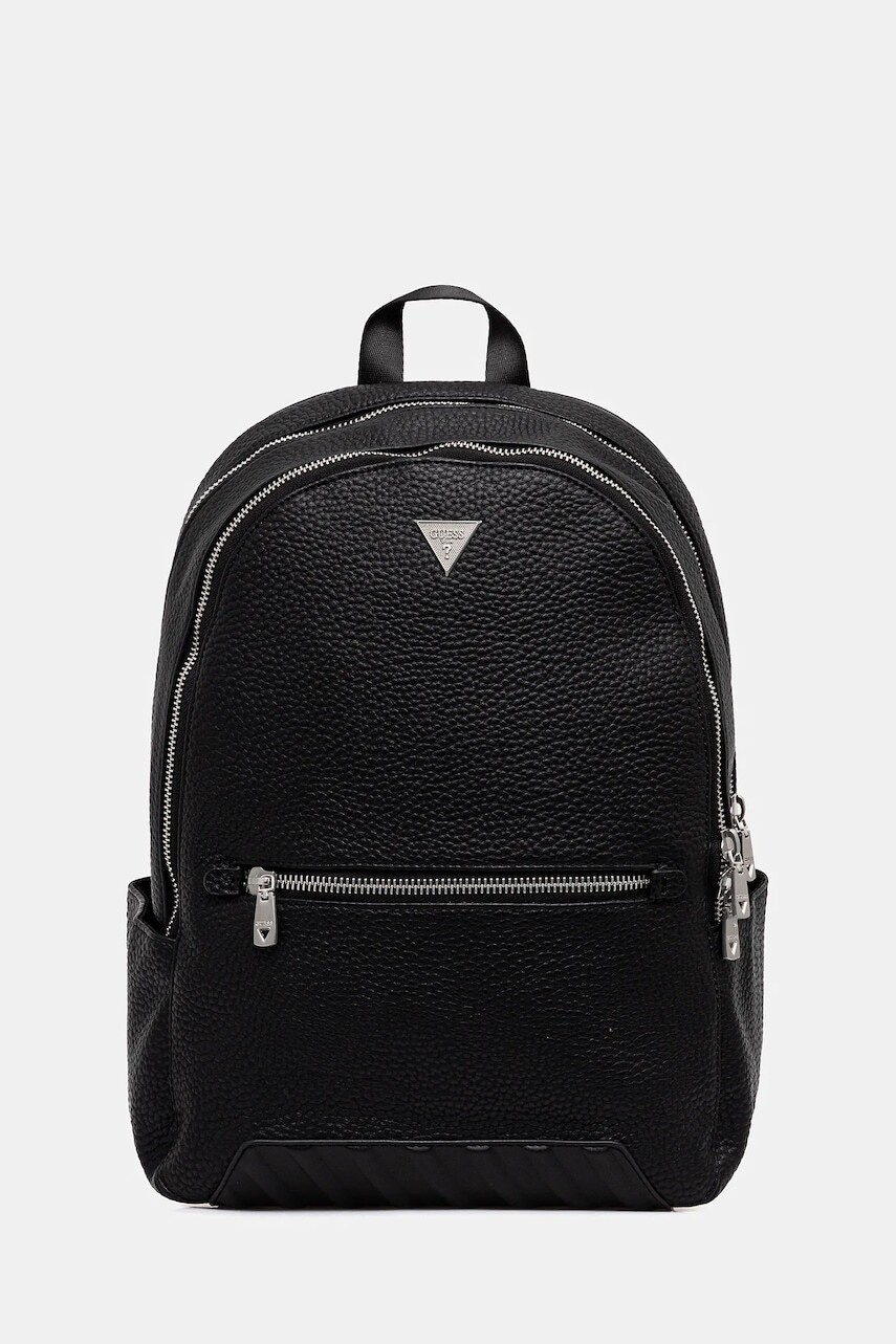 Ruksak Guess TORINO pánsky, čierna farba, veľký, jednofarebná, HMTOLG P5475