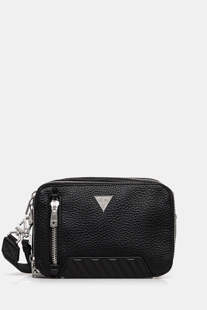 Malá taška Guess TORINO čierna farba, HMTOLG P5429