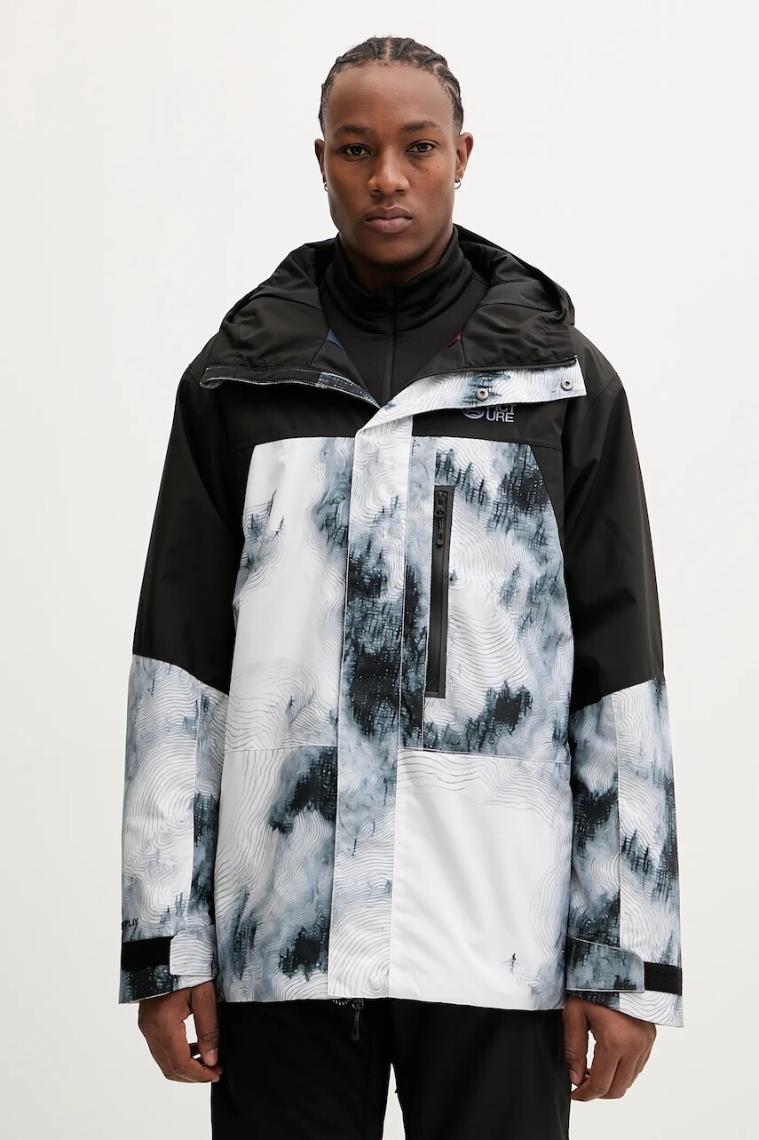 Lyžiarska bunda Picture Jomoh biela farba, MVT0576