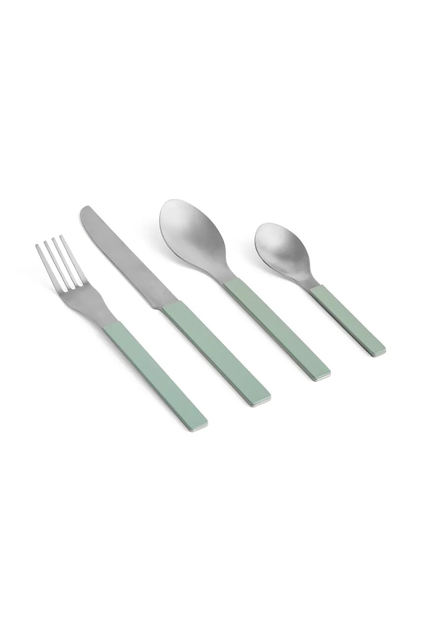 Súprava príborov HAY MVS 4 x 23,5 cm 4 elementy zelená farba