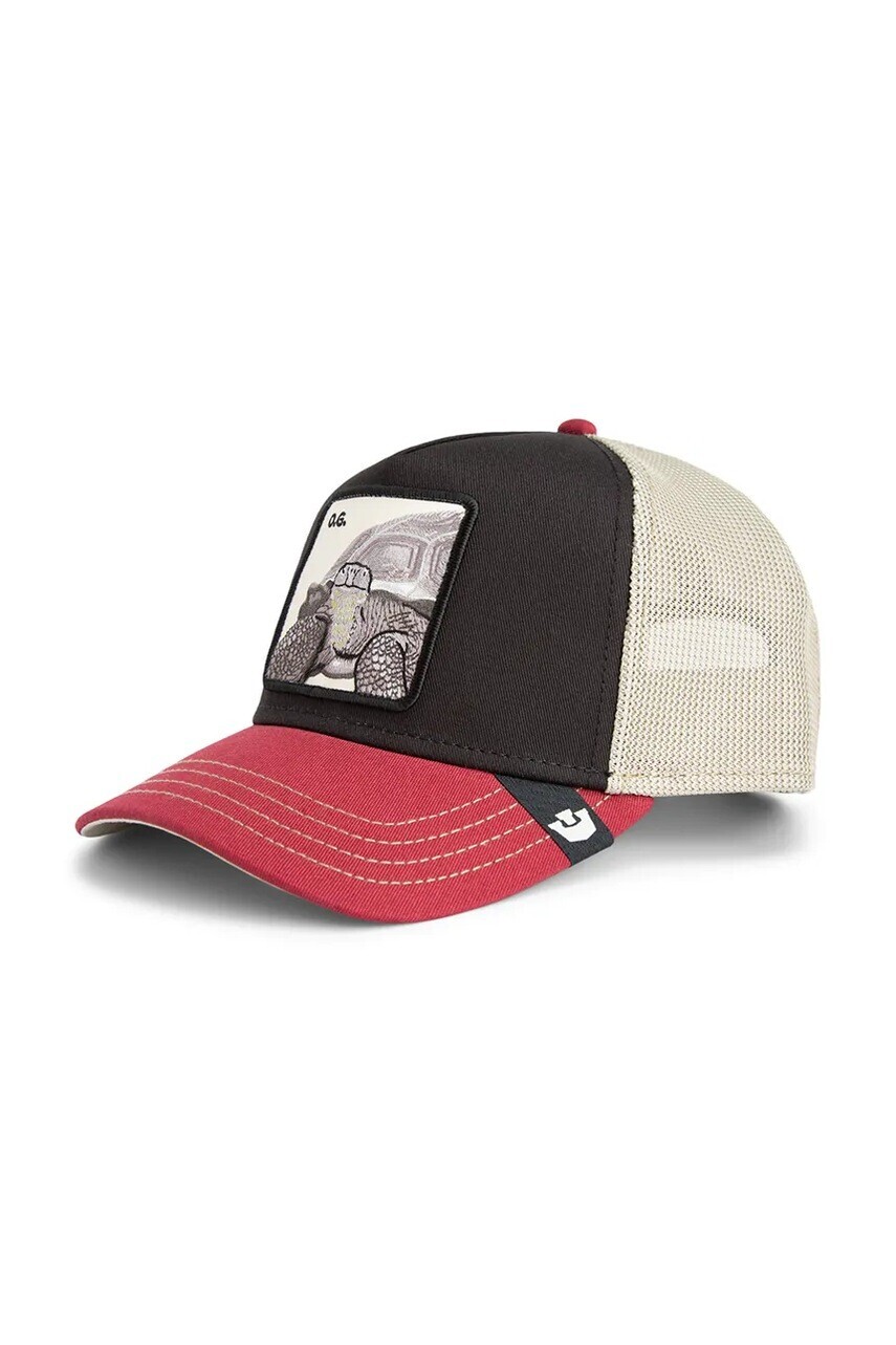 Šiltovka s prímesou bavlny Goorin Bros Tricolor Tortiouse čierna farba, 101-2337