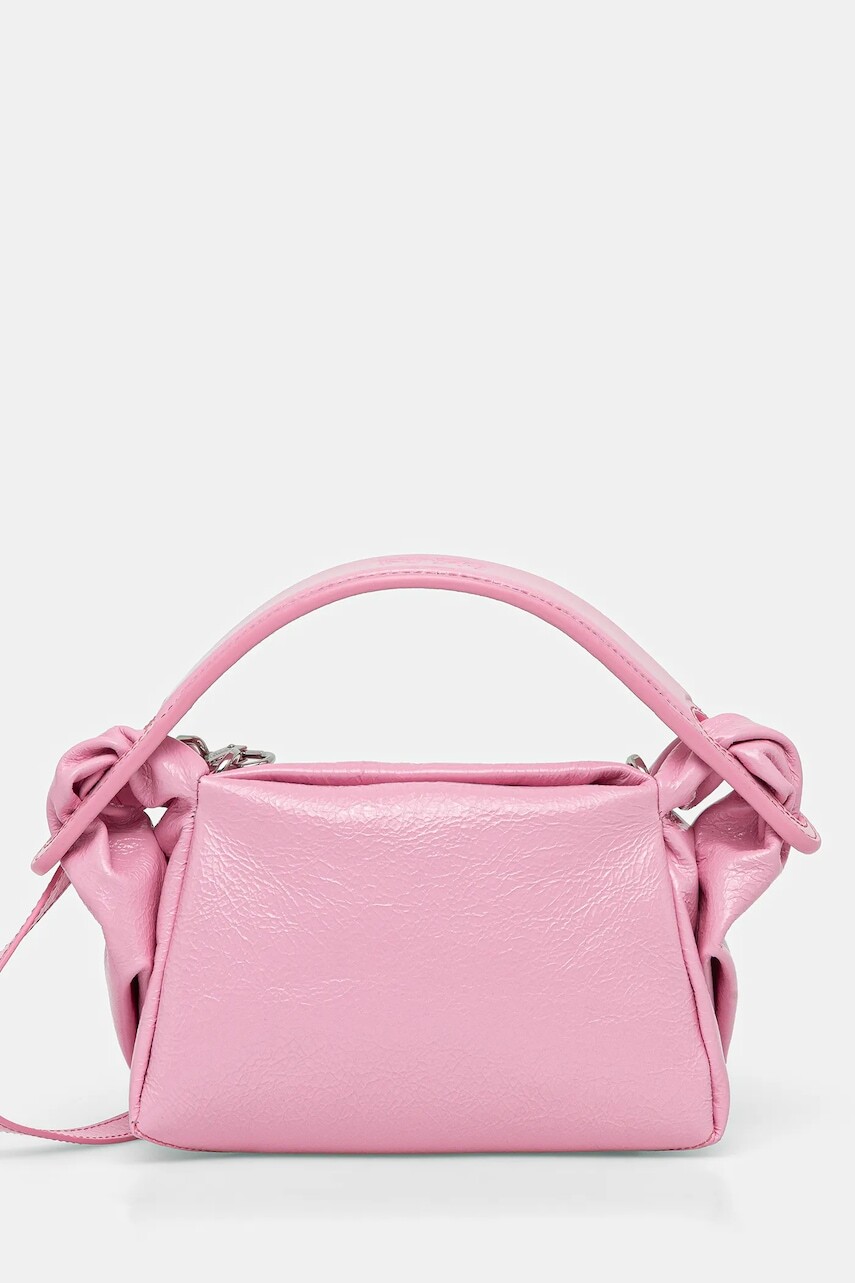 Kožená kabelka Kenzo ružová farba, FF62SA808L02