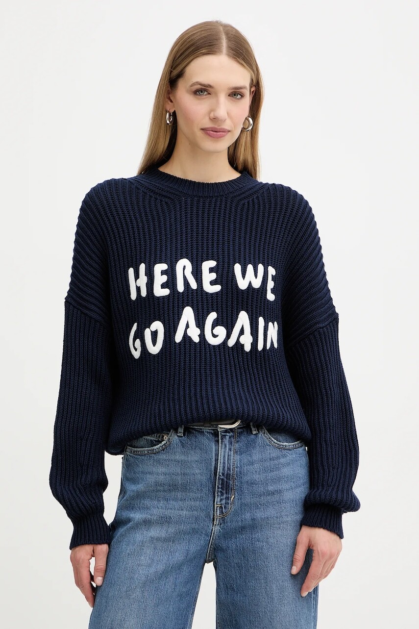 Sveter MAX&Co. tmavomodrá farba, 2528366012200