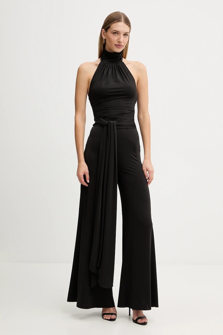 Overal Marciano by Guess OLIVIA čierna farba, s holým chrbtom, 5BGD16 6259A