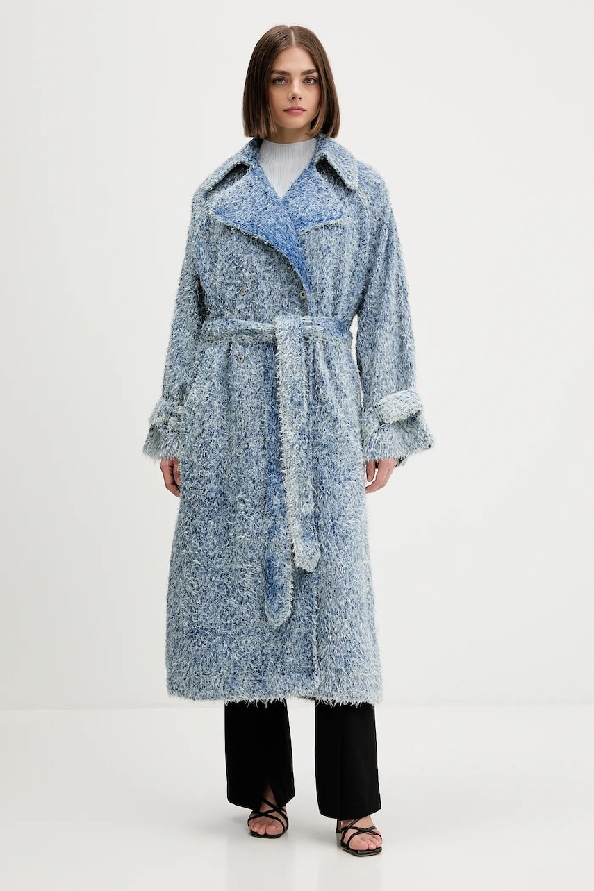 Kabát Hugo Blue modrá farba, 50546827