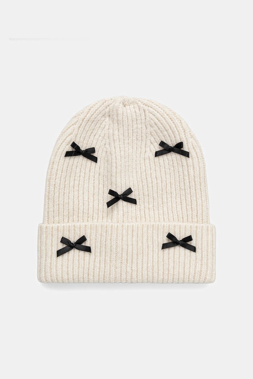 Čiapka Aldo béžová farba, BOWLERETTE.122