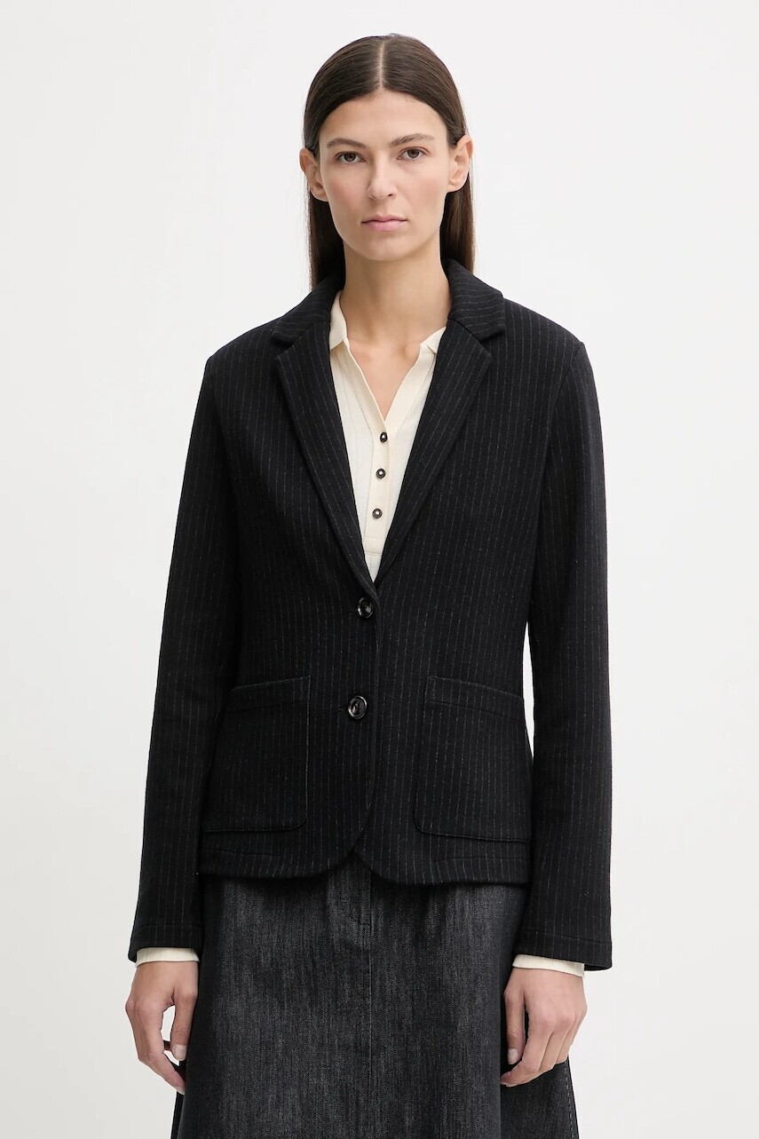 Sako Marc O'Polo tmavomodrá farba, jednoradové, vzorované, 600305058067