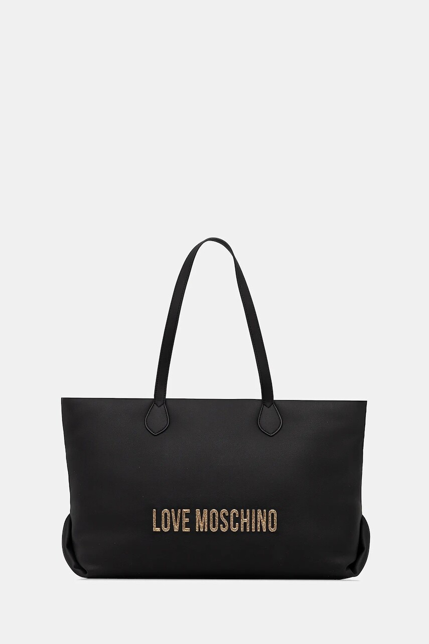 Kabelka Love Moschino čierna farba, JC4395PP0NKD000A