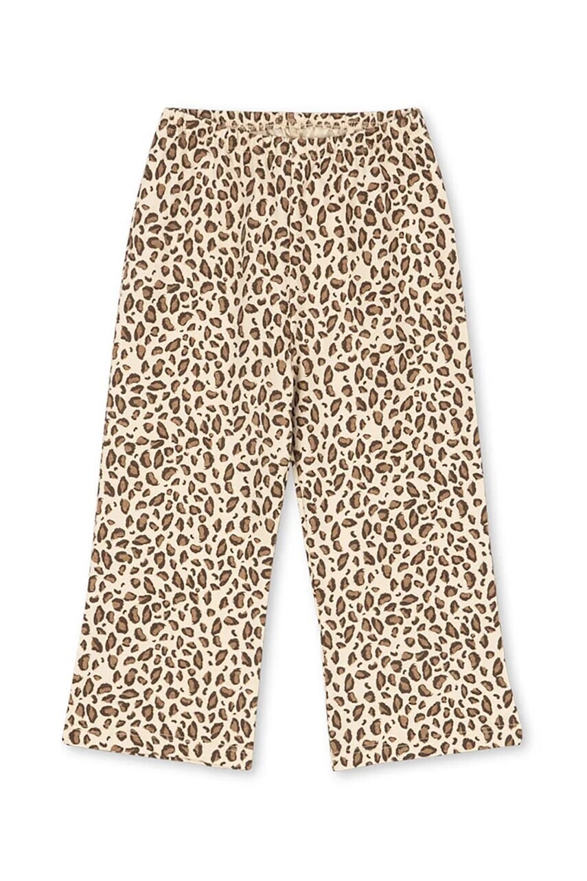 Detské bavlnené nohavice Konges Sløjd DREY PANTS GOTS viac farieb, vzorované, KS104291