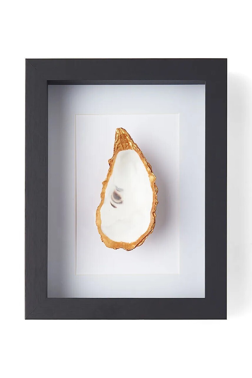 Nástenná dekorácia v ráme Maria el Mar 22 x 17 cm čierna farba