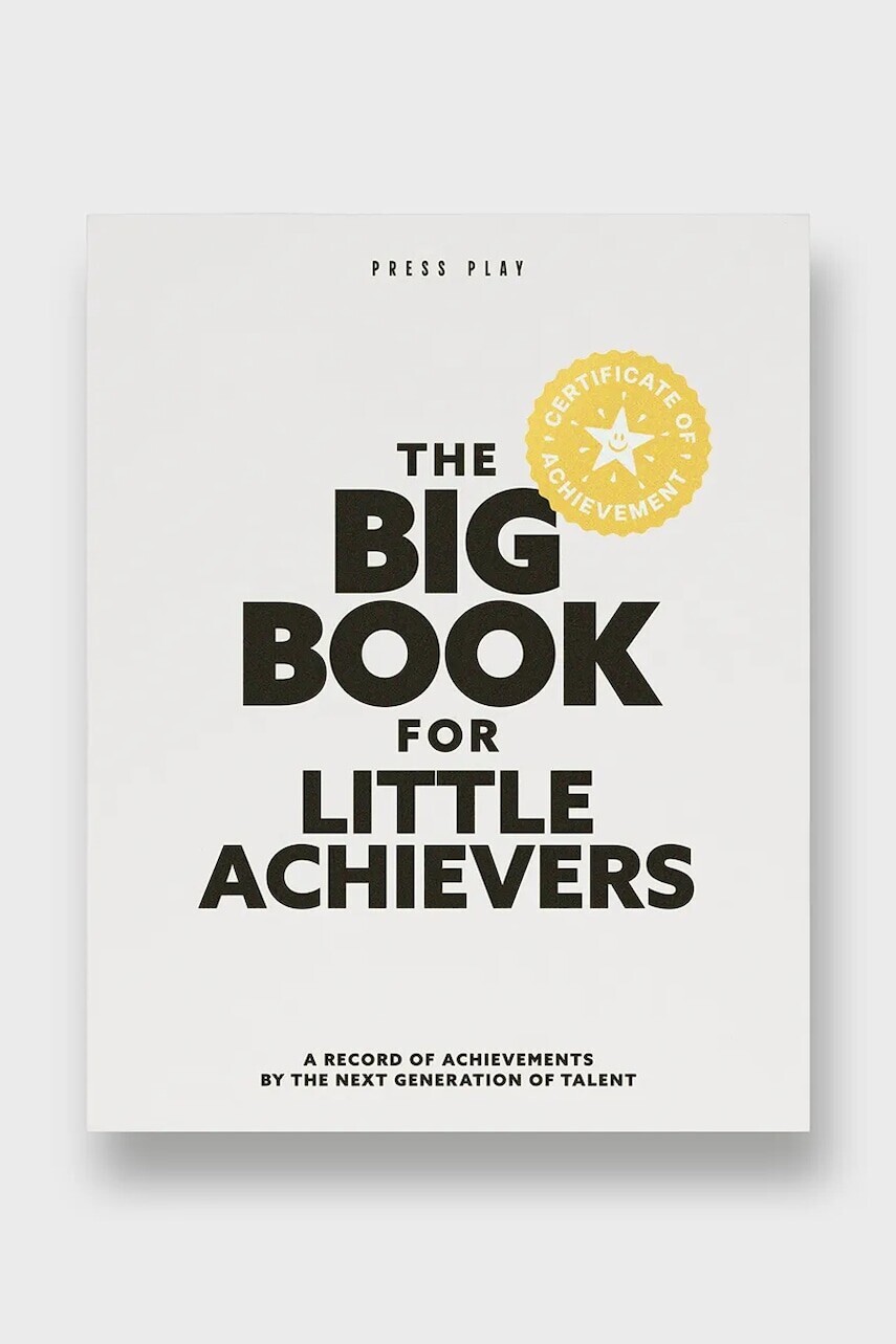Detský album na certifikáty Luckies of London Big Book for Little Achievers 23,6 x 32,8 x 5,5 cm šedá farba
