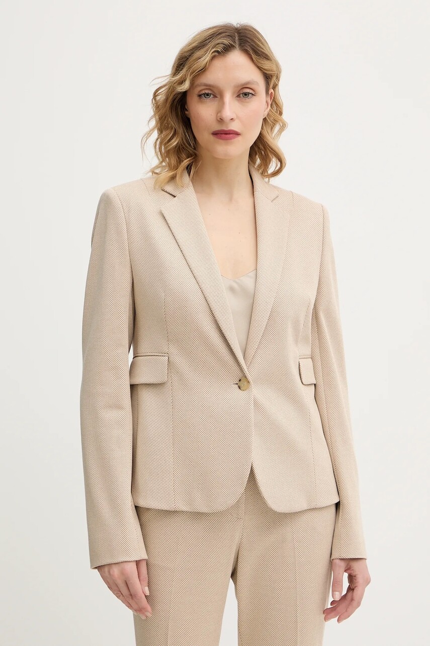 Sako BOSS béžová farba, jednoradové, 50555741