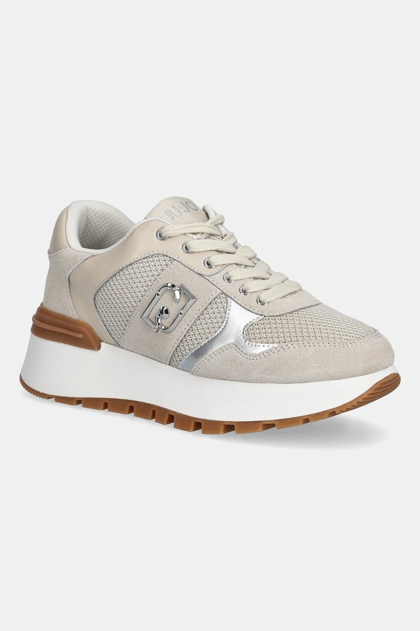 Tenisky Liu Jo AMAZING 43 BIS béžová farba, BA6031PX027S1856