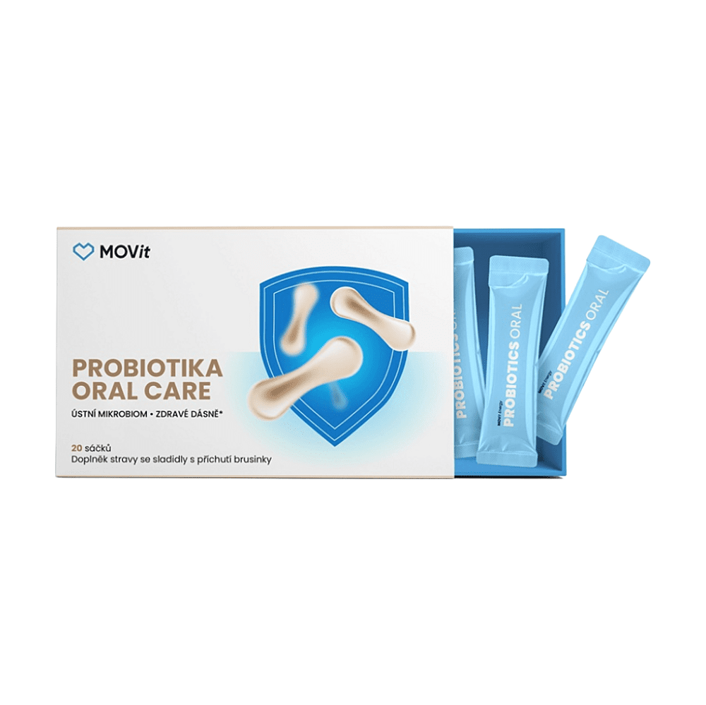MOVIT ENERGY Probiotiká oral care 20 sáčkov