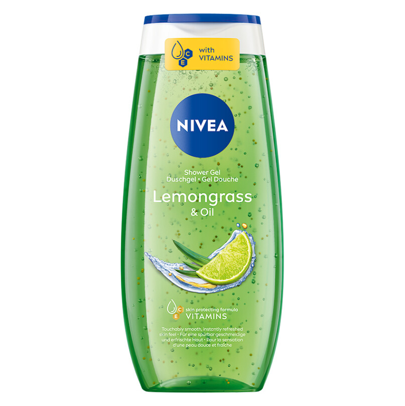 NIVEA Osviežujúci sprchový gél Lemongrass & Oil 250 ml