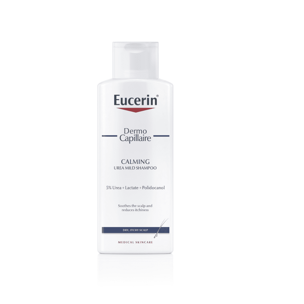EUCERIN DermoCapillaire Šampón na vlasy 5% UREA pre suchú pokožku 250 ml