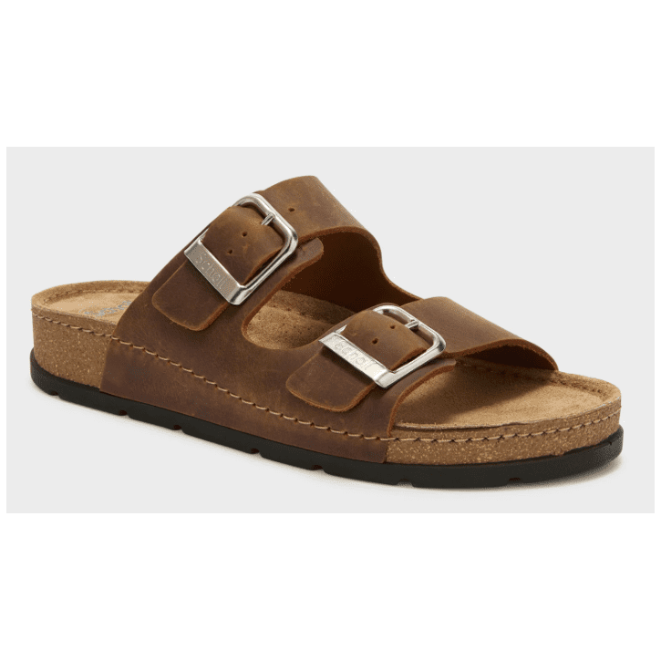 Papuče Scholl Bora Malaren, hnedé, veľkosť 37, 37 EU