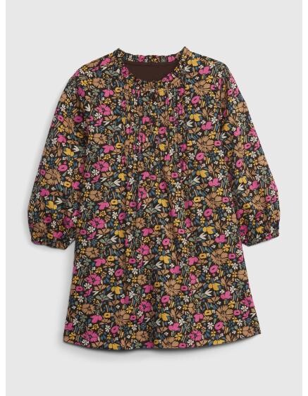 Detské šaty s kvetinovým vzorom