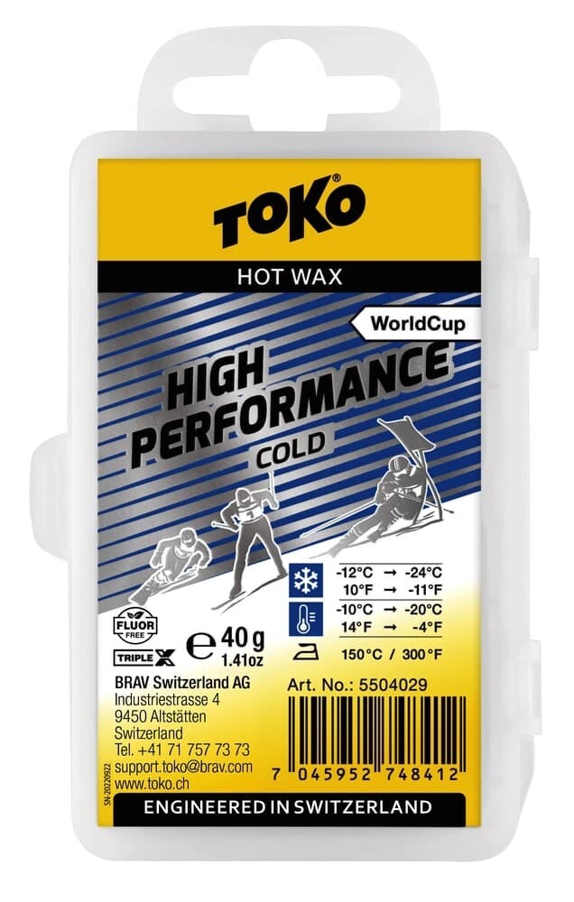 Lyžiarsky vosk TOKO TripleX High Performance cold 40g