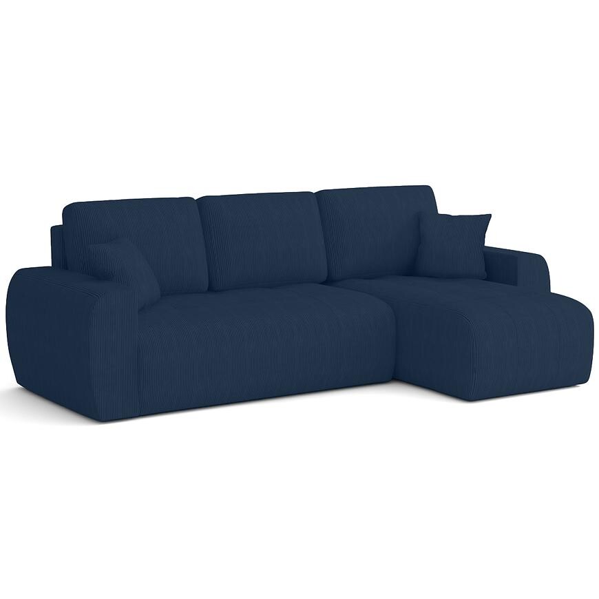 Rohová sedacia súprava Ivo Ontario 26 tmavomodrá