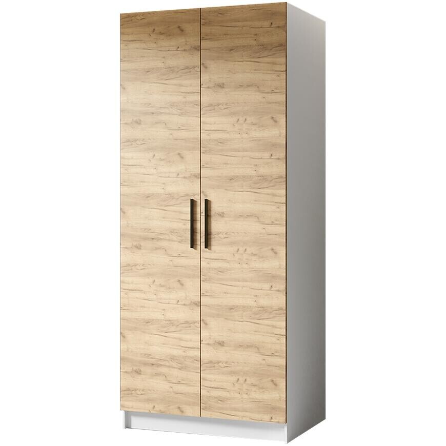 Skriňa Gold 2d Biela/Dub Craft Zlatý