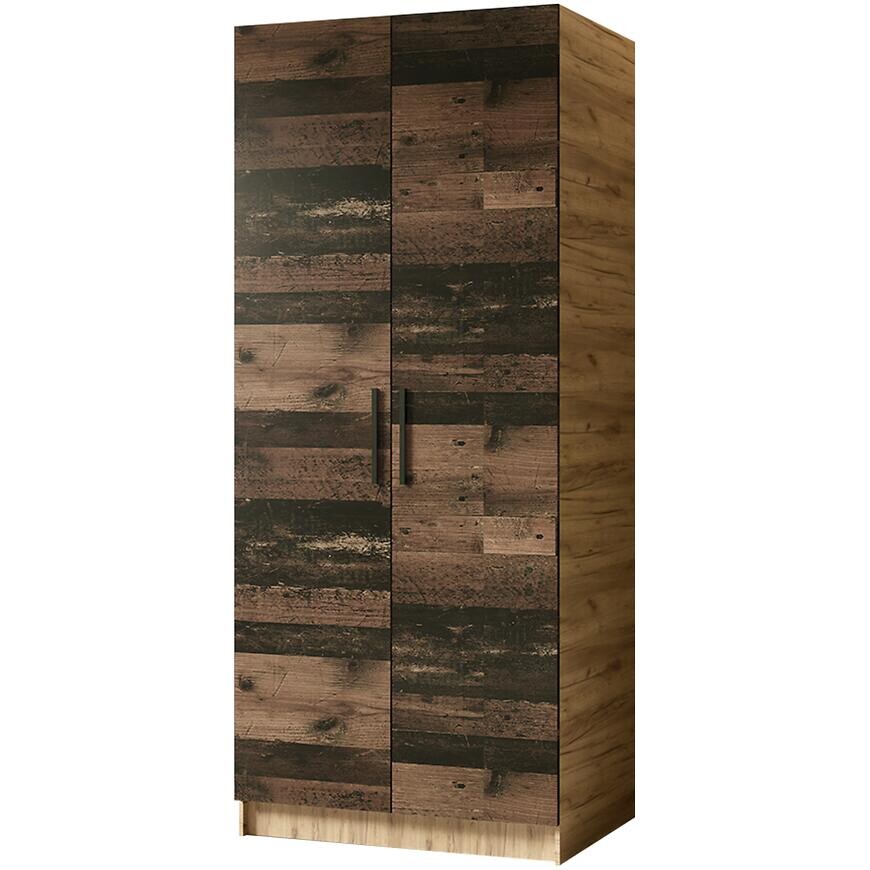 Skriňa Gold 2d Dub Craft Zlatý/Old Style