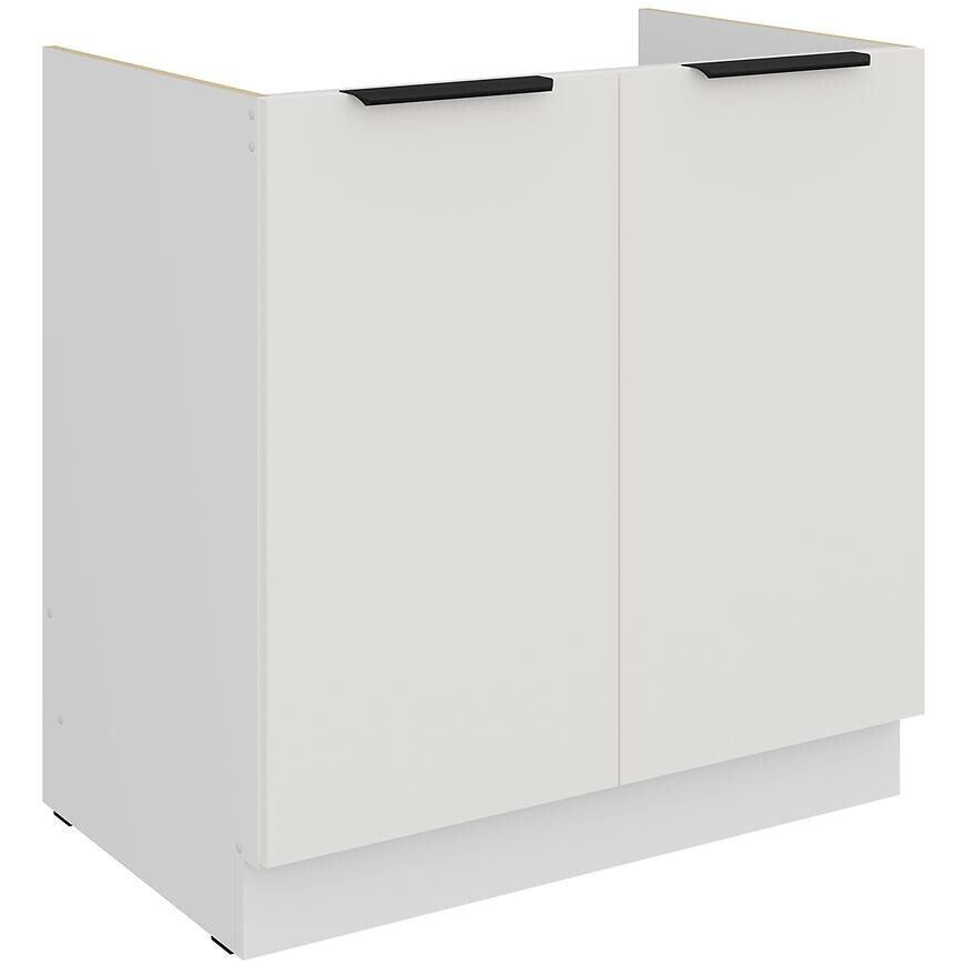 Kuchynská skrinka Aria-Wh/Wh Anti Fingerprint 80zl 2f Bb