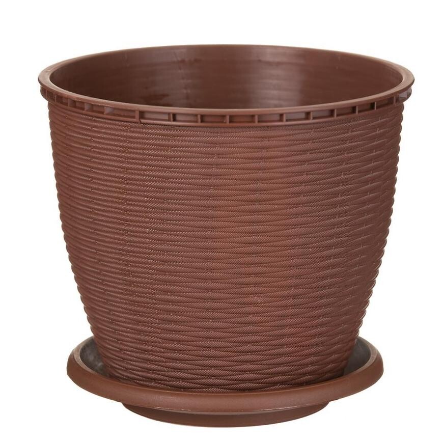 Kvetináč rattan 2.75 L hnedý