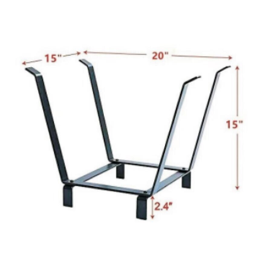 Stojan na drevo ES39009 50,8x38x38 cm