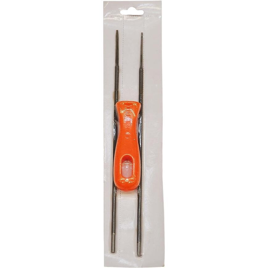 Súprava 2x pilníkov na brúsenie reťaze Ø4,5 mm + rukoväť