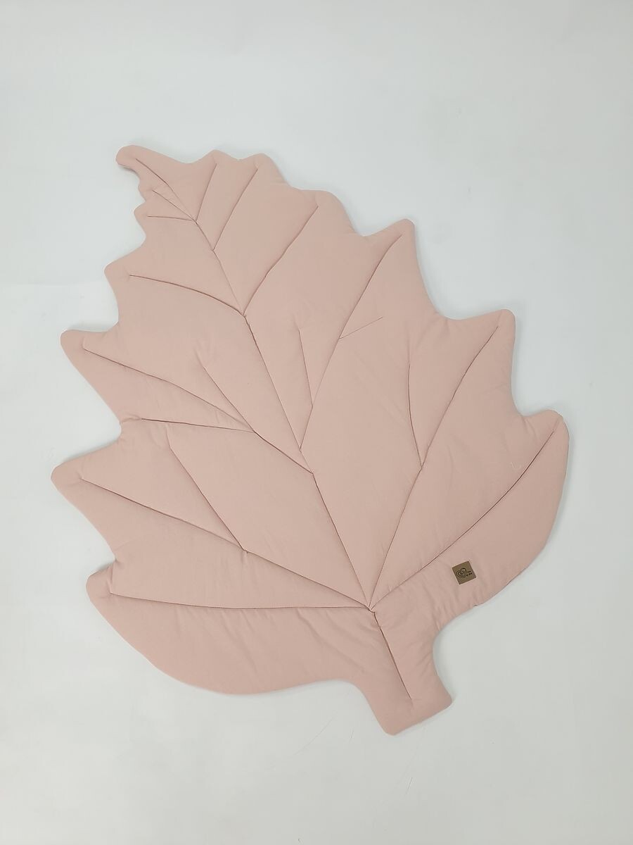 Bavlnená hracia podložka List - staroružová