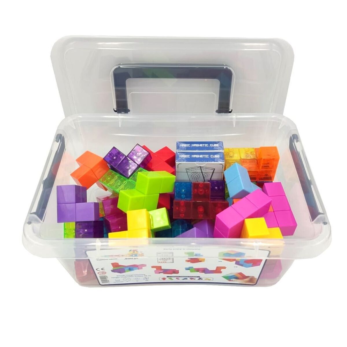 Magnetické kocky Magic Magnetic Cubes, 56 prvkov