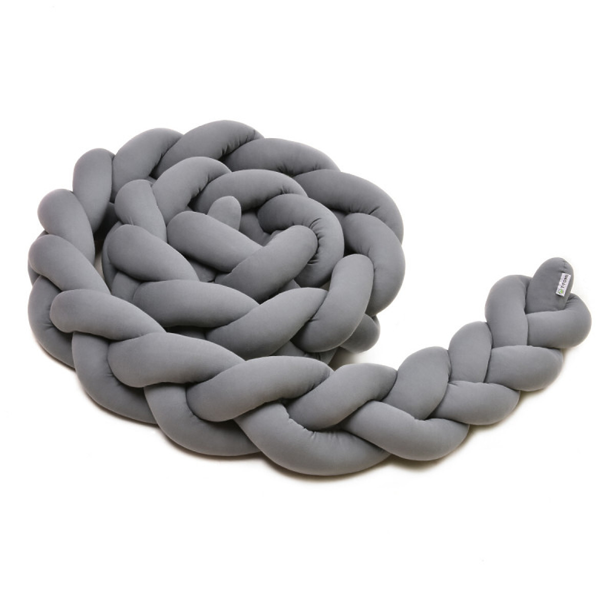 Pletený mantinel - tmavošedý 180 cm