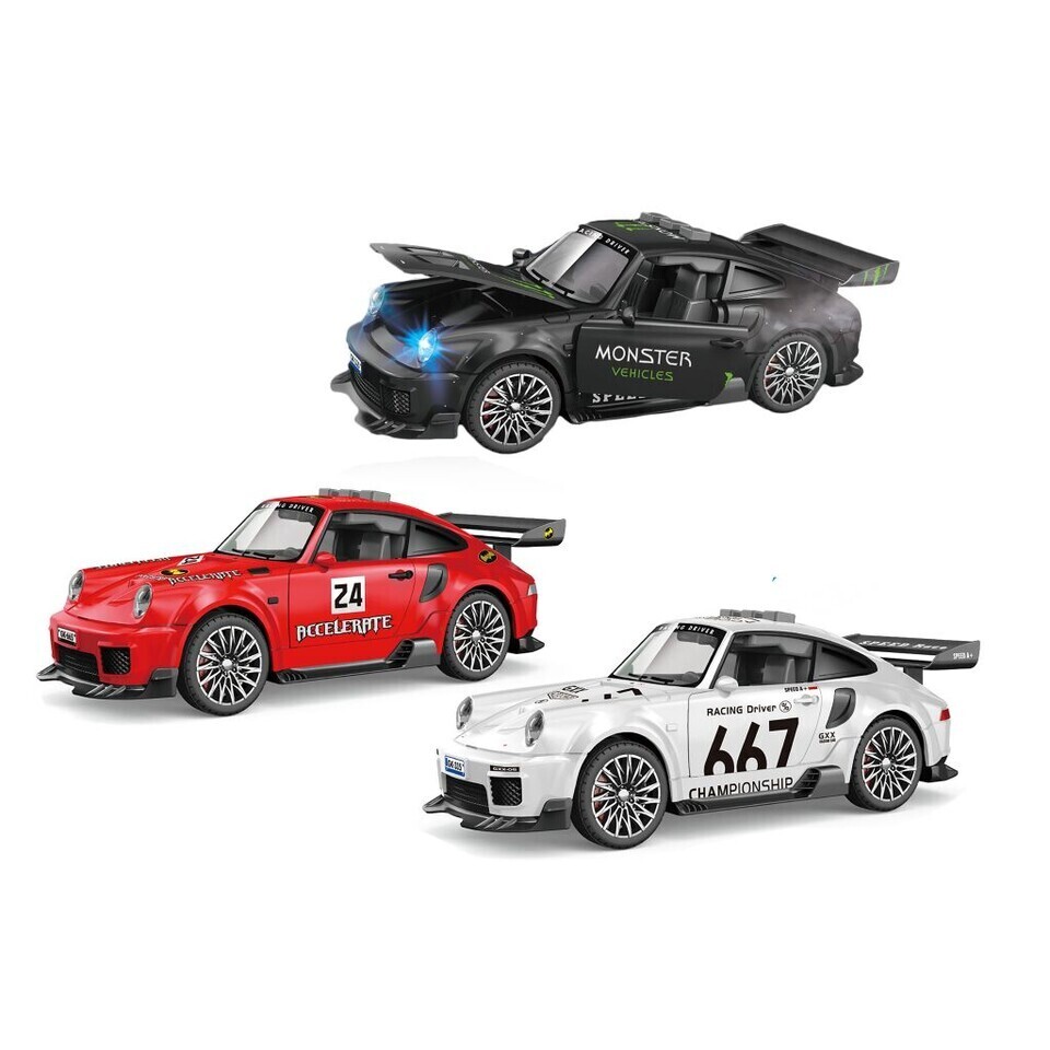 Auto s dymiacím efektom 16cm - náhodná