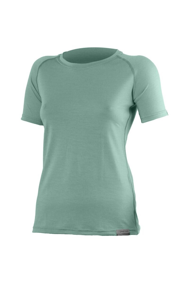 Lasting dámske merino tričko ALEA 7575 zelené Veľkosť: S 8596445033618