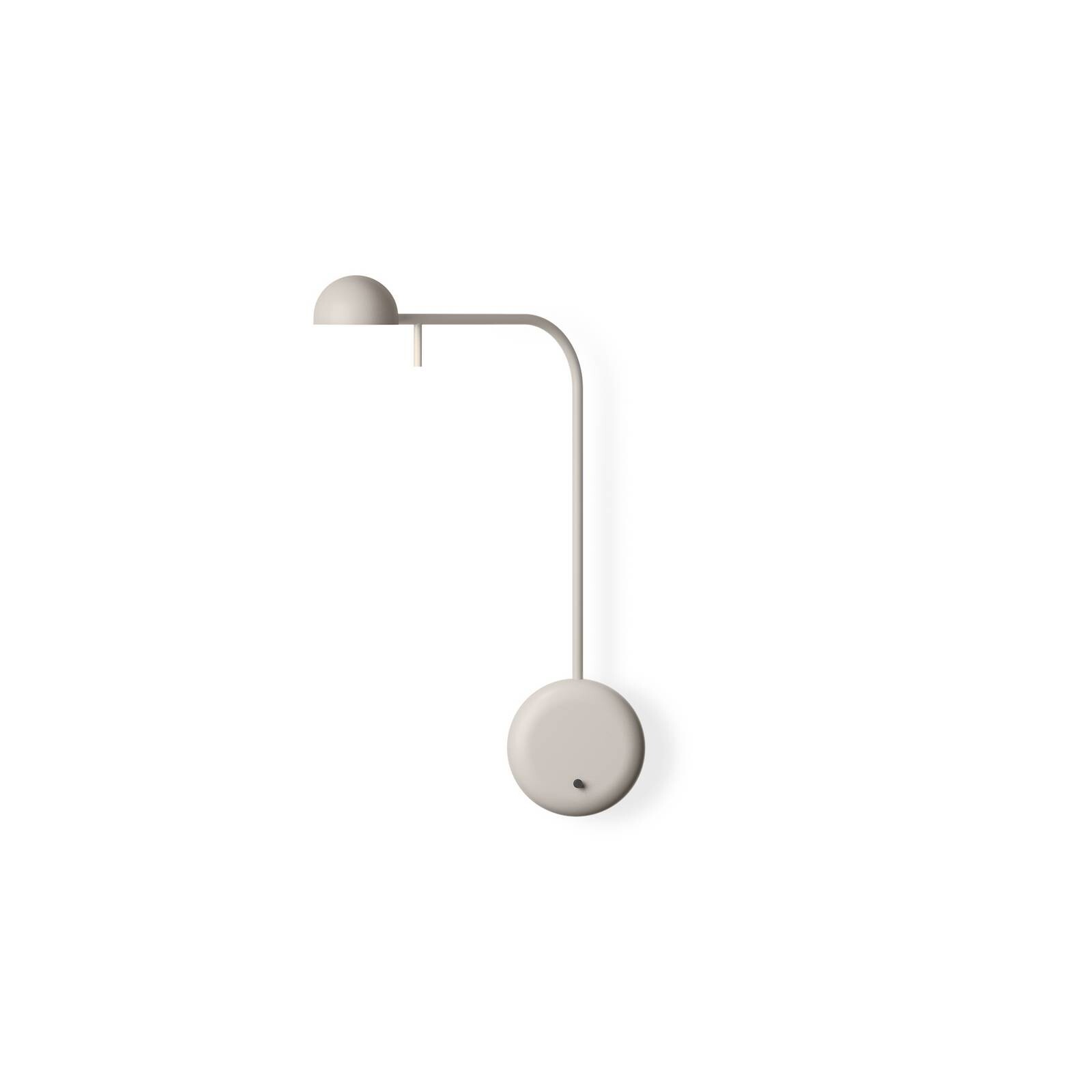 Vibia Pin 1680 LED nástenné svietidlo, 39 cm, krémová