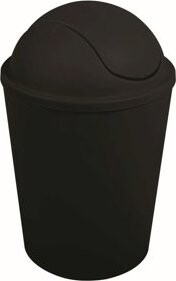 MSV výklopný kôš Ako, čierny, plast, 5,5 l