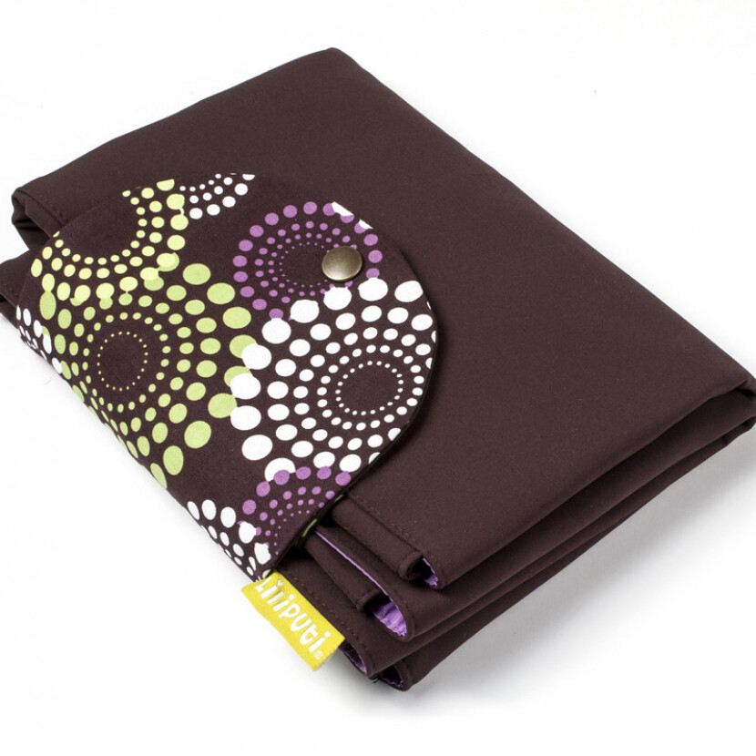 Prebaľovacia podložka Liliputi Lavendering - hnedá