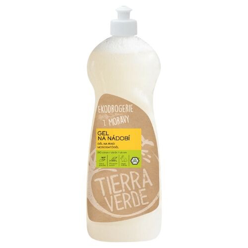 Gél na riad s BIO citrónovou silicou (fľaša) Tierra Verde 1l