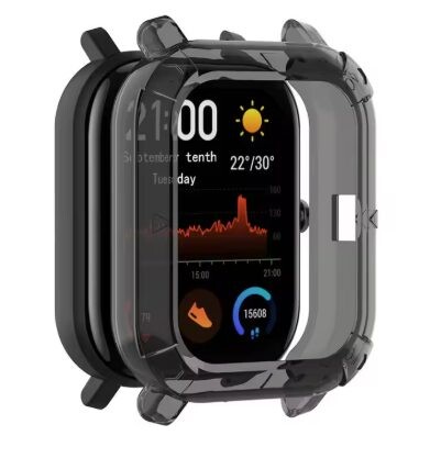 Silikónový rámček pre Amazfit GTS - čierny